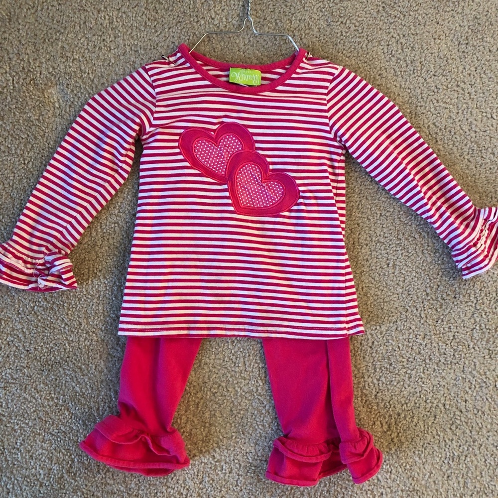 Valentine Shirt & Ruffle Pants